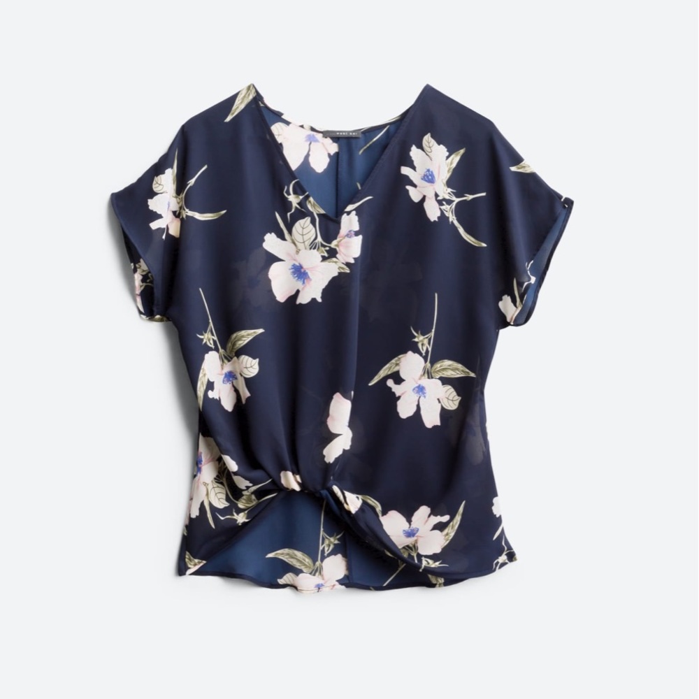 Allure knot detail blouse